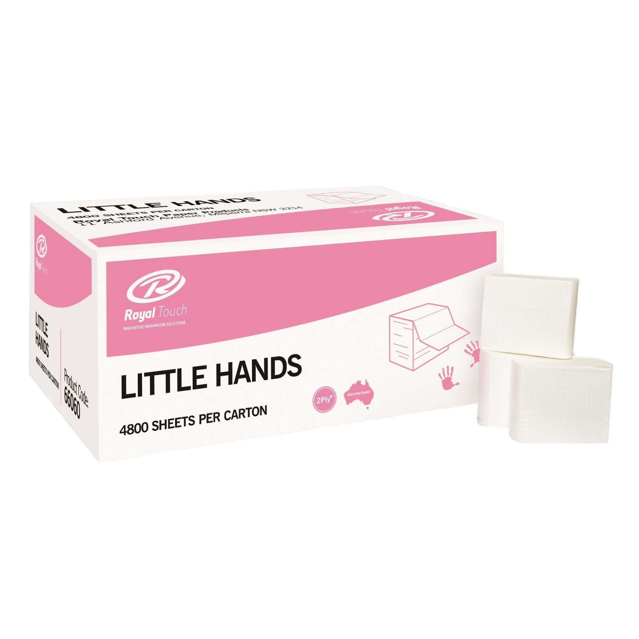 Royal Touch 66060 Towelex 2ply Little Hands Hand Towel