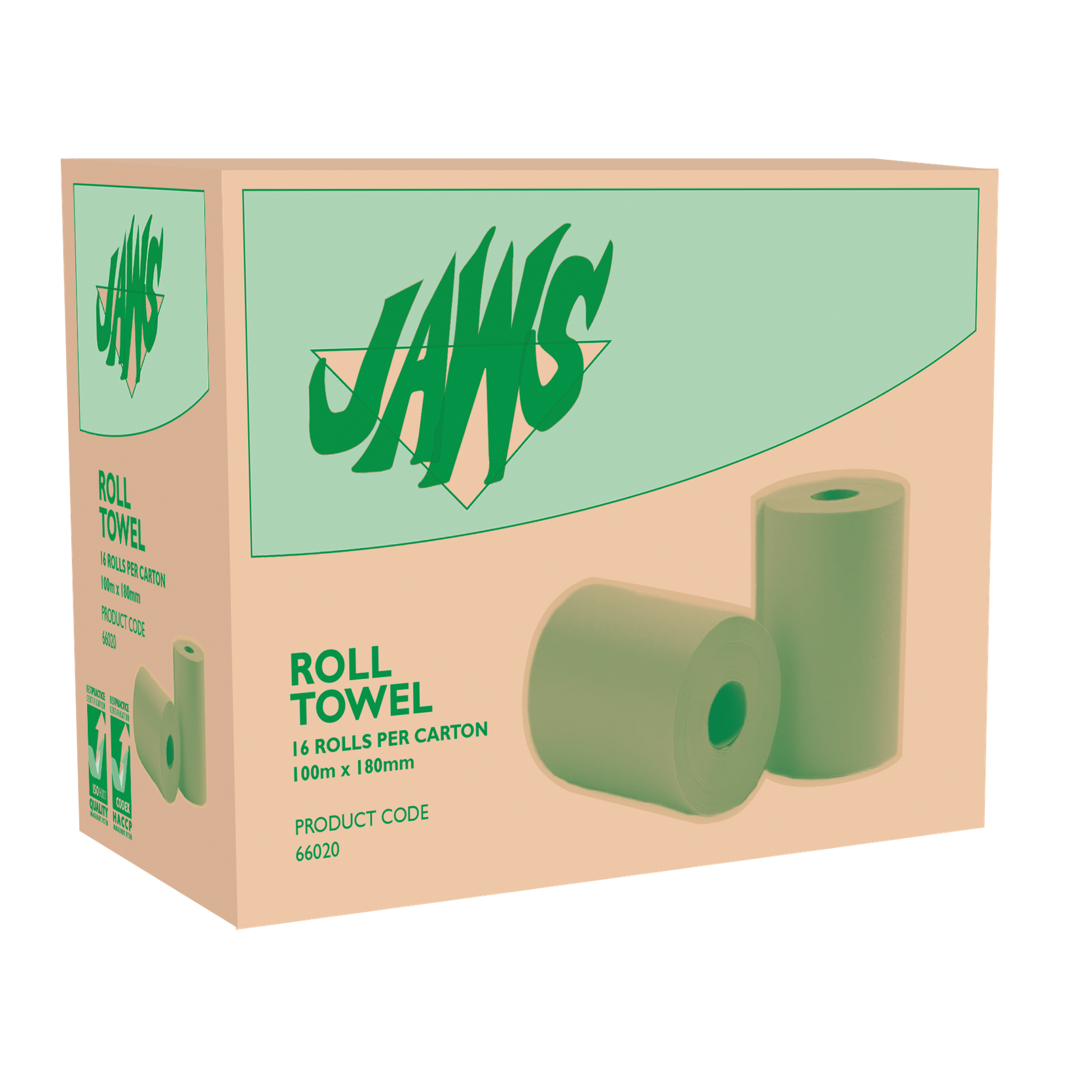 Royal Touch 66020 Jaws 1ply Roll Towel
