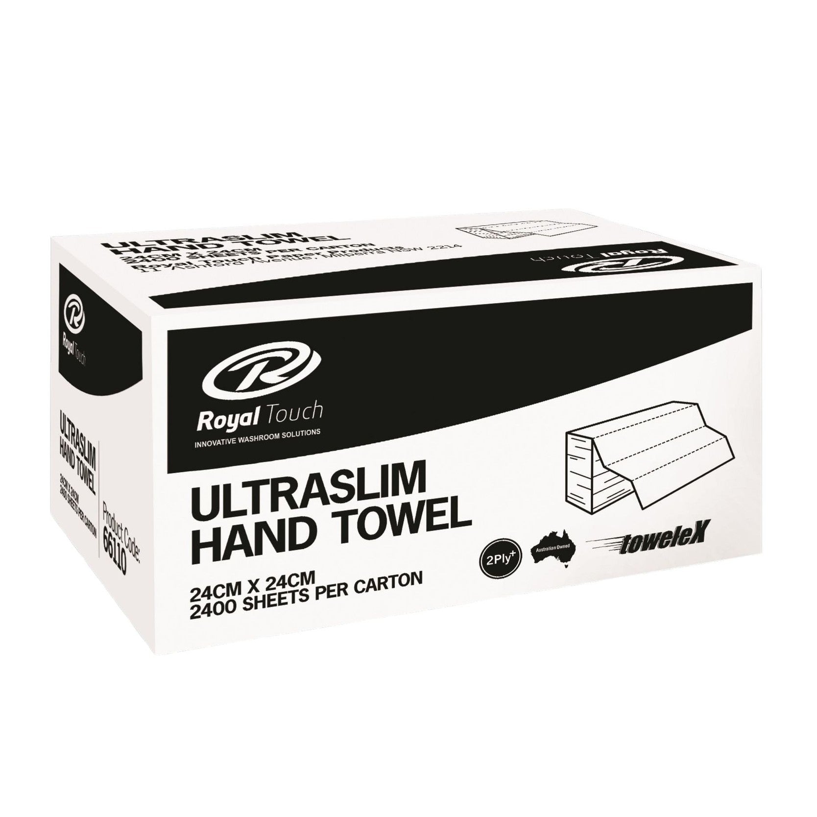 Royal Touch 66110 Towelex Ultraslim Hand Towel