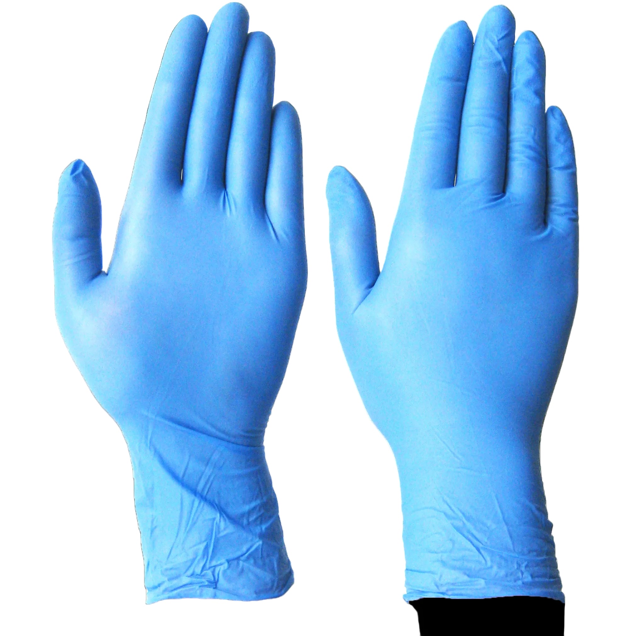 WFSP Blue Disposable Nitrile Powder Free Gloves